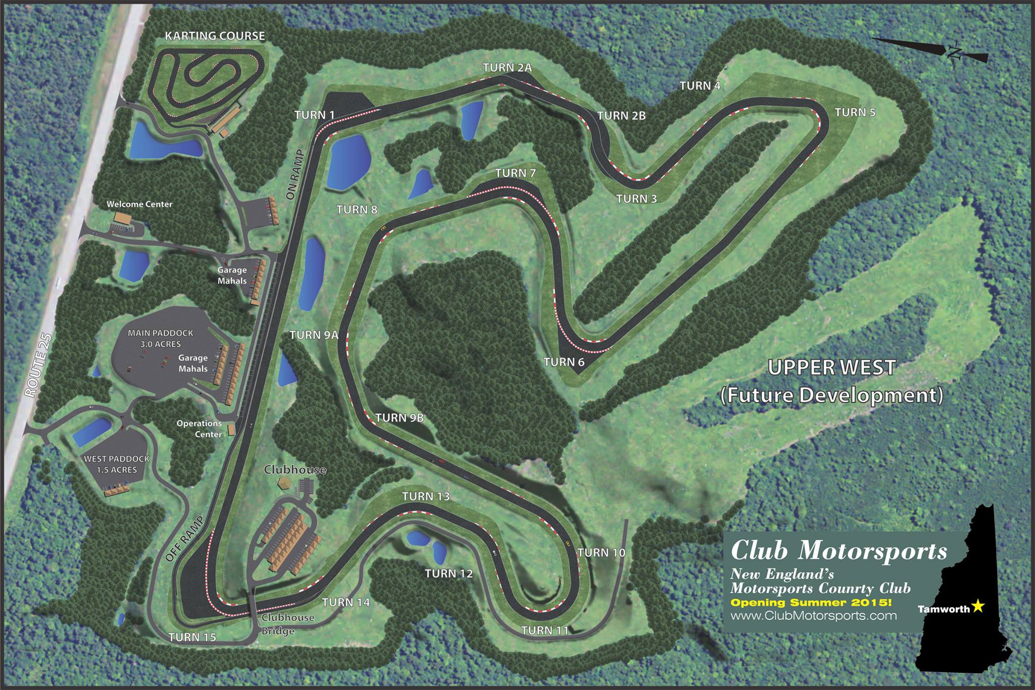Club Motorsports Track Map