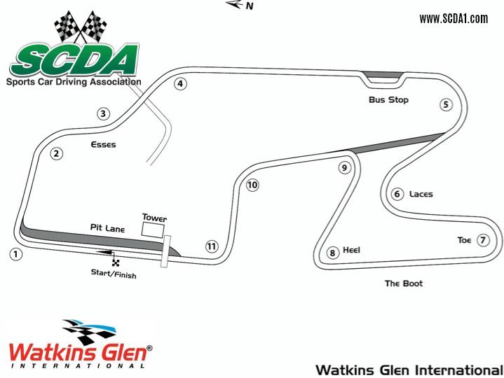 SCDA- Watkins Glen- 2 Day Track Event- Aug 31-Sep1 info on Aug 31, 2020  (921385) | MotorsportReg.com